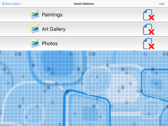 Paint Gallery iPad screenshot 8 - Productivity app