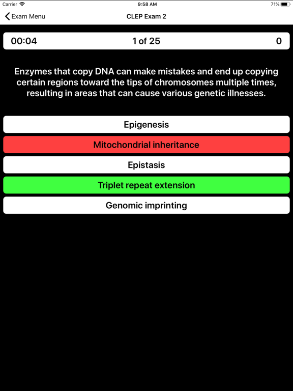 Screenshot #4 pour CLEP Biology Prep 2025-2026