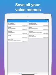 sprache zu text. transkription ipad bildschirmfoto 2