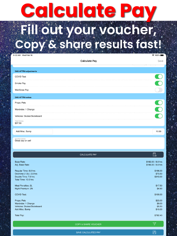 Screenshot #4 pour Actor's Wage Gauge