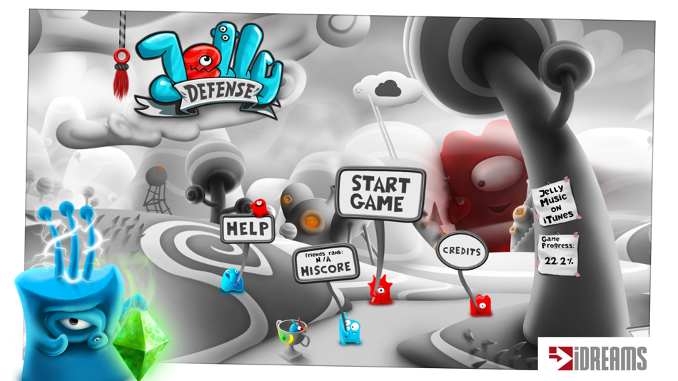 #4. Jelly Defense (iOS) 来自: Infinite Dreams Inc.