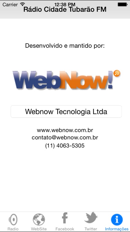 Rádio Cidade Tubarão FM screenshot-3