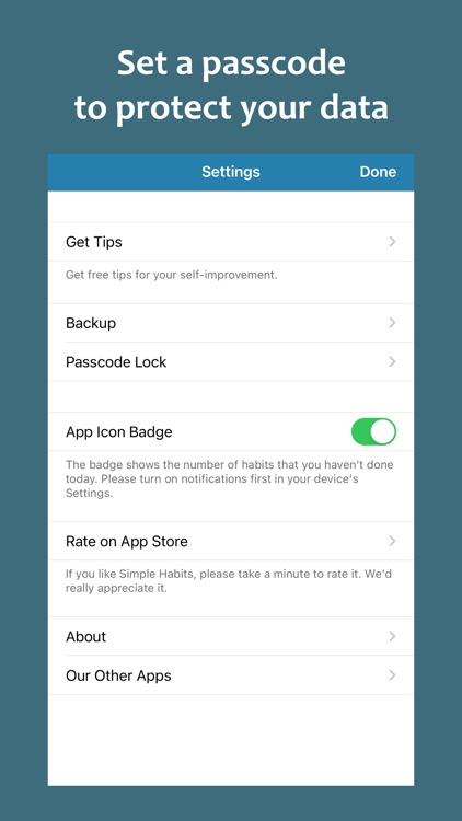 Simple Habits - Habit Tracker