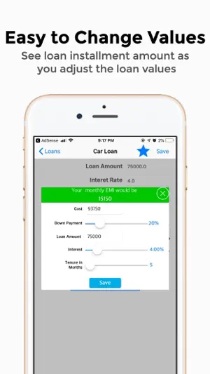 EMI Calculator Loan Tracker screenshot 2