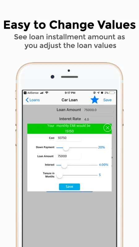 EMI Calculator Loan Tracker screenshot 2 of 9