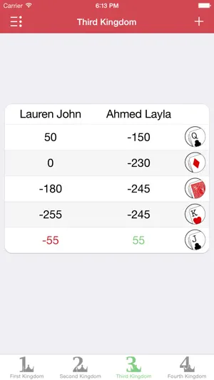 Trix & Tarneeb Scores screenshot 1