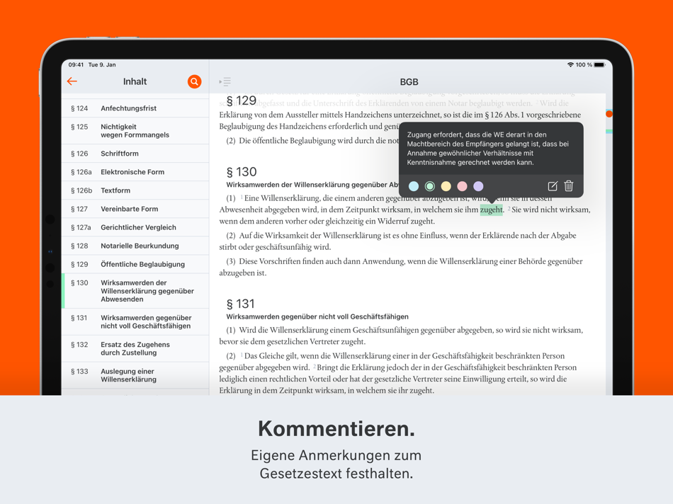 #2. LX Gesetze. (iOS) โดย: LX Legal Technologies UG (haftungsbeschraenkt)
