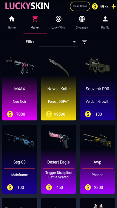 Luckyskin Screenshot