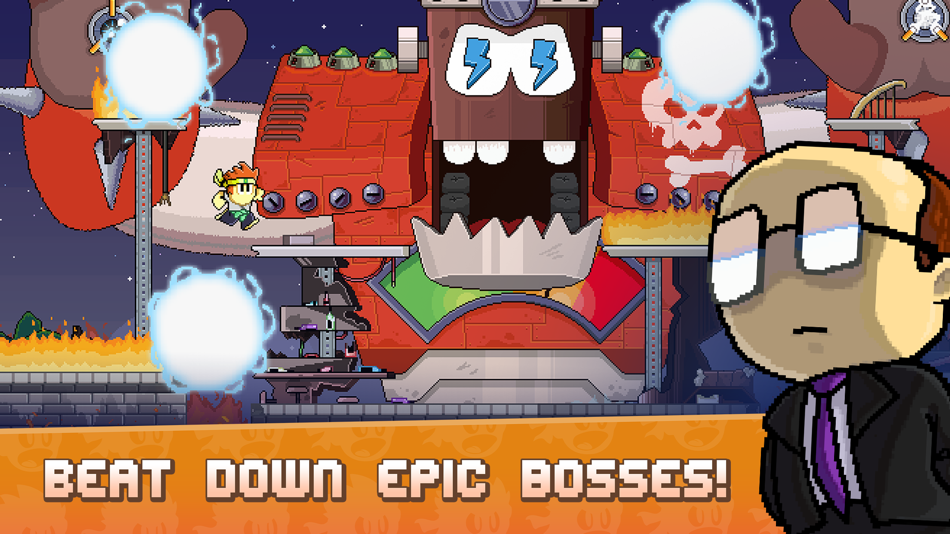 #3. Dan The Man Platformer (iOS) De: Halfbrick Studios