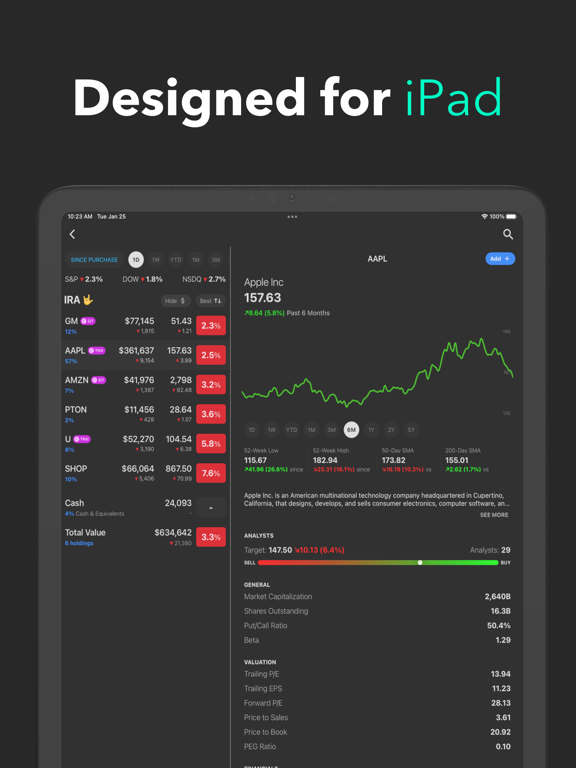 Screenshot #5 pour Genius: Stock Market Tracker