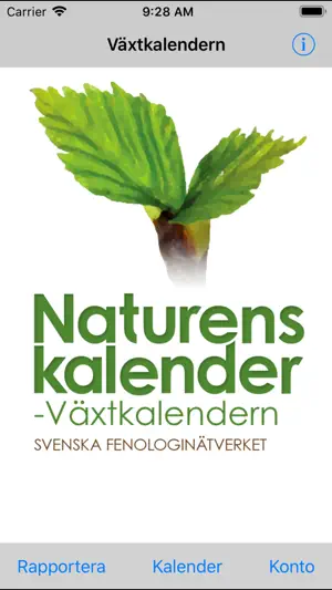 Naturens kalender screenshot 1