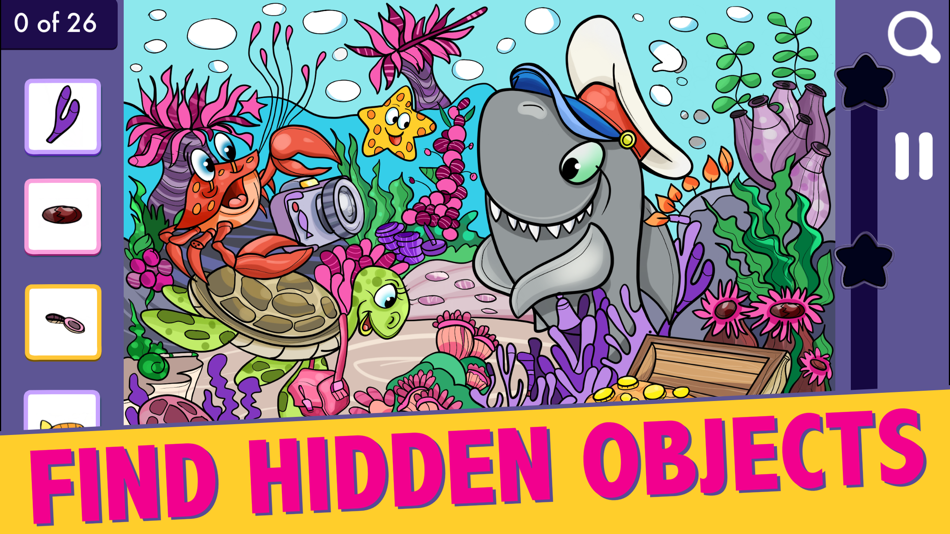 #1. Hidden Object Puzzles For Kids (iOS) โดย: Irina Schens