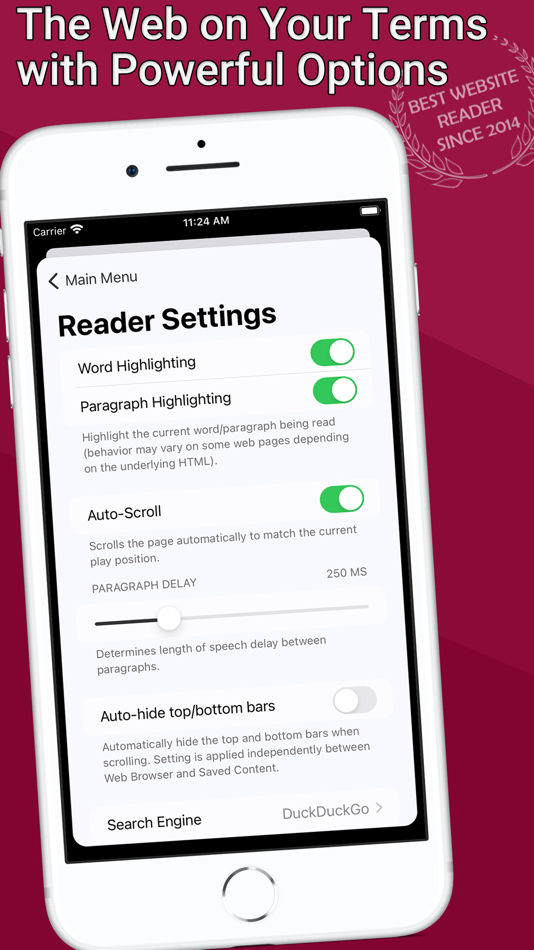 #7. WebOutLoud - Text to Speech (macOS) 由: Bret Lester