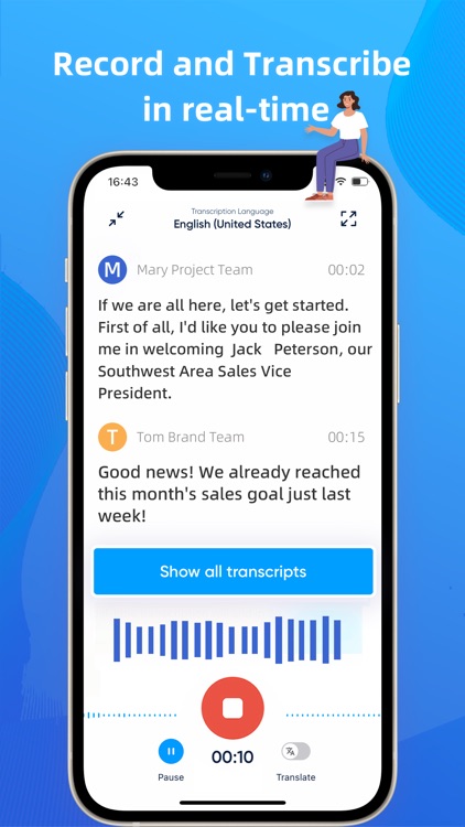 iTranscribe - Audio to Text