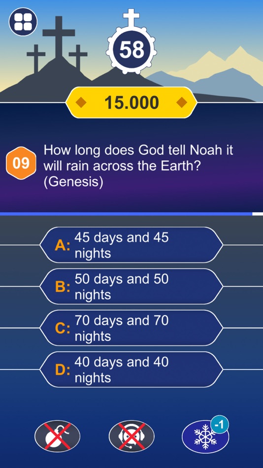 #7. Bible Trivia: Fun Quiz Games (iOS) By: Dang Com