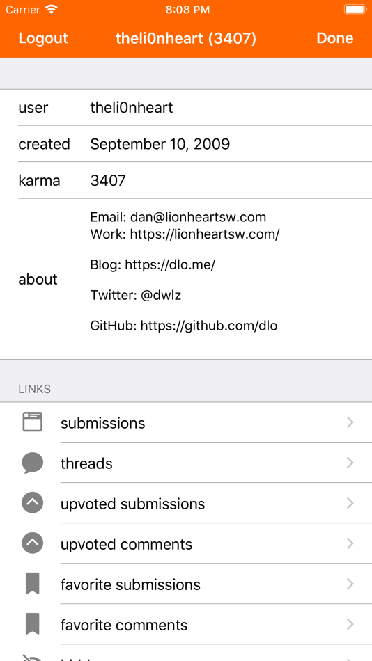 #8. HN Pro (iOS) 由: Lionheart Software LLC