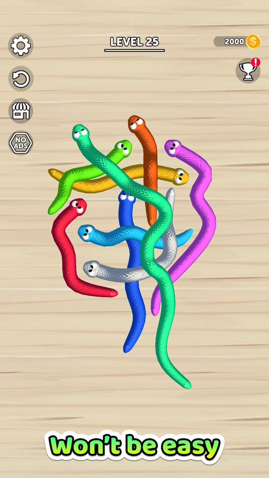 #1. Tangled Snakes (iOS) Bởi: Popcore GmbH