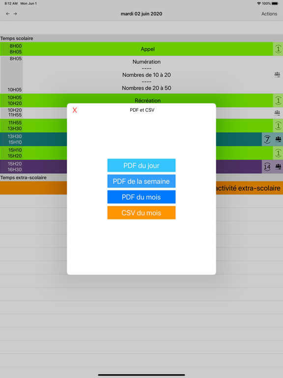 Screenshot #6 pour Cahier-Journal