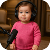 Baby Podcast AI Baby Talking