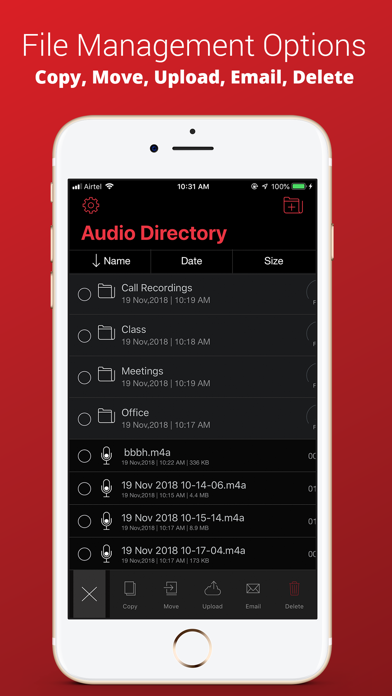 Screenshot #3 pour Recorder Plus : Voice Recorder