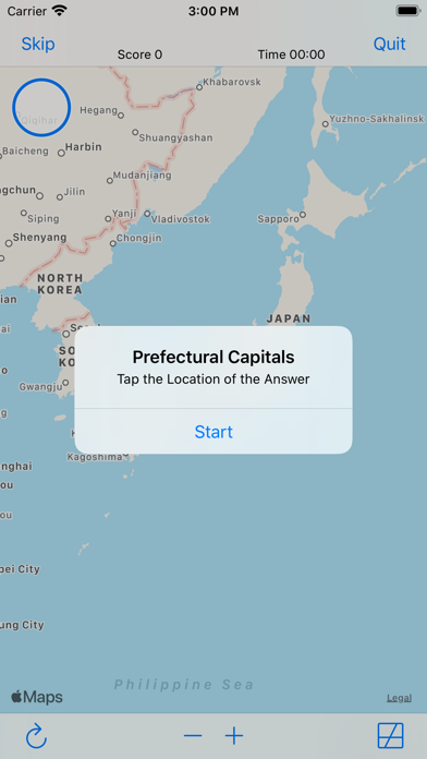 Screenshot 2 of Prefectural Capitals in Japan App