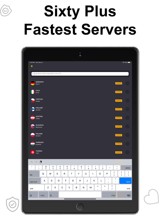VMP™ Arc : Global VPN Leader iPad screenshot 4 - Productivity app