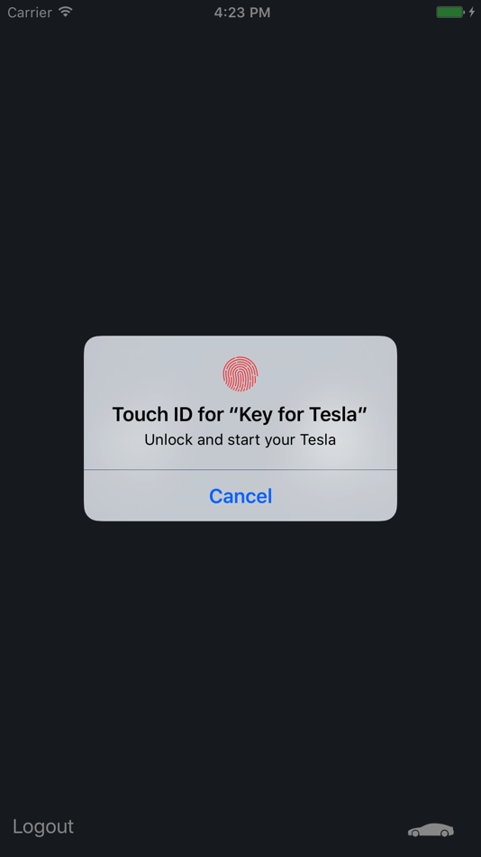 #4. Key for Tesla (iOS) By: Joao Nunes