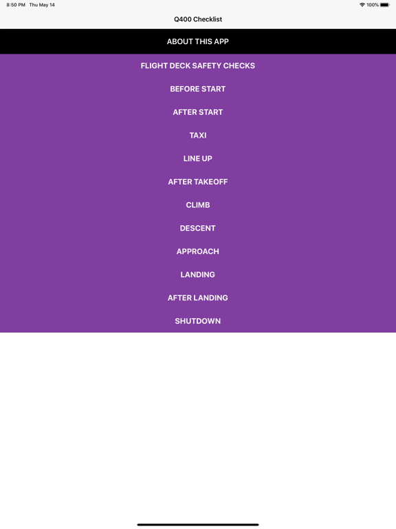 Screenshot #4 pour Q400 Checklist