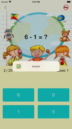 First Grade Math Quiz screenshot 3