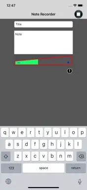 Notes Recorder screenshot 1