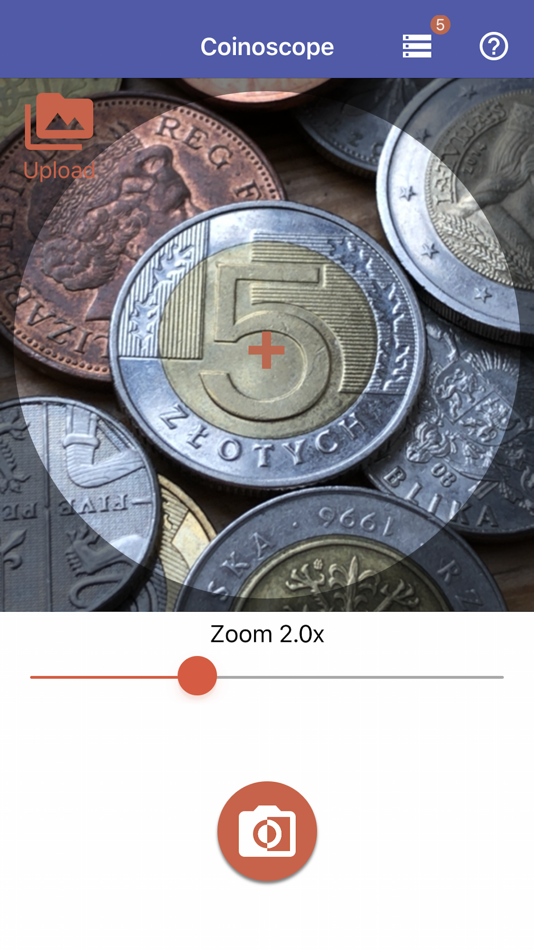 #1. Coinoscope: visual coin search (iOS) By: Miccron