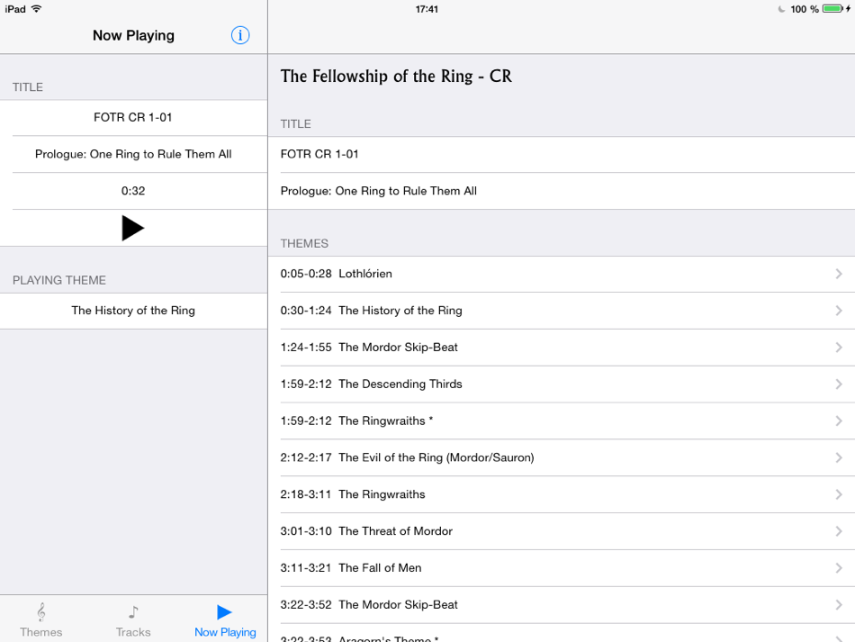 #3. The Music of Middle-earth (iOS) 由: Tizian Zeltner