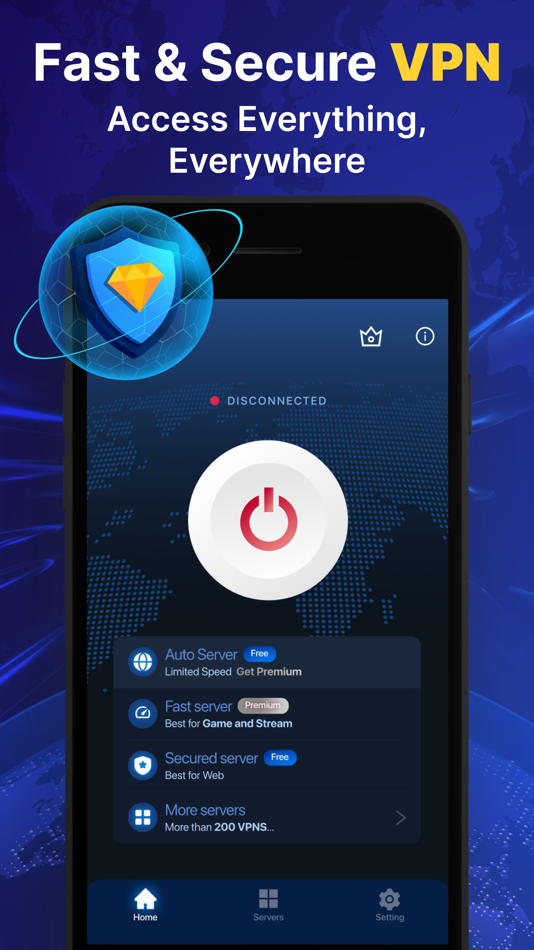 #1. VPN Lite: Super VPN Proxy (iOS) 来自: VOLIO VIET NAM COMPANY LIMITED