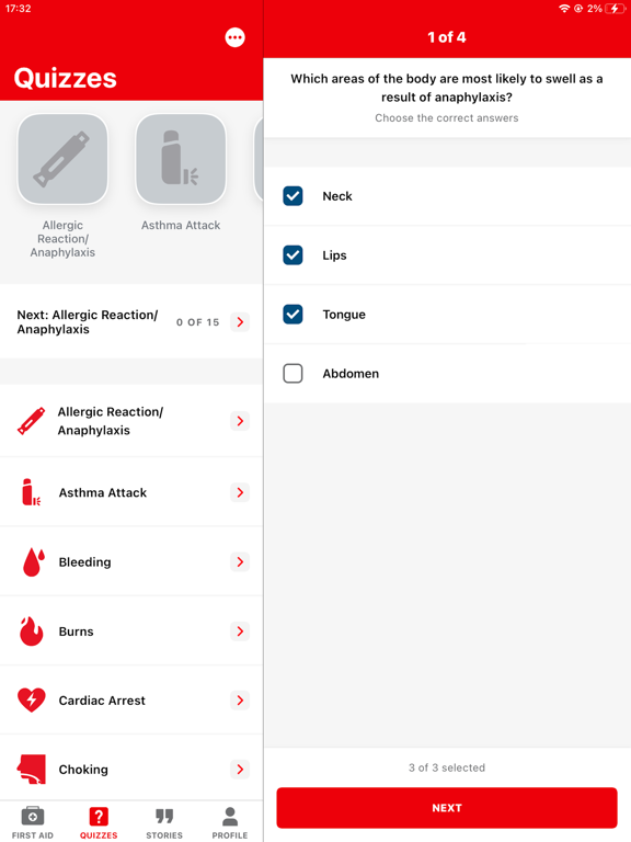 App screenshot