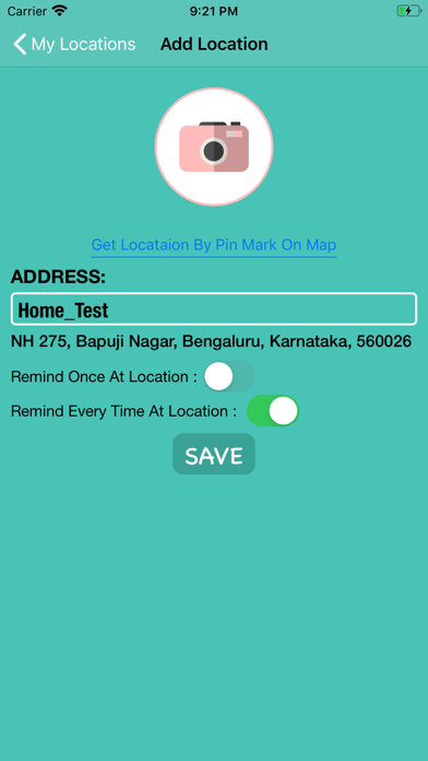 Mark My Own Locations iPhone screenshot