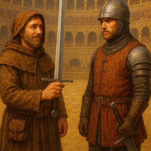 Medieval Trader & Sword Fight
