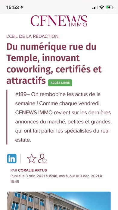 CFNEWS IMMO Screenshot