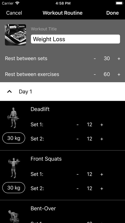 Barbell Workout at Home & Gym screenshot-5