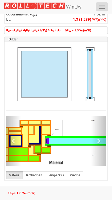 Screenshot #3 pour WinUw ROLLTECH
