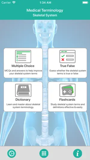 Skeletal System Medical Terms screenshot 1