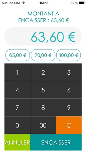 Capture d'écran de Up2pay Mobile sur iPhone 3