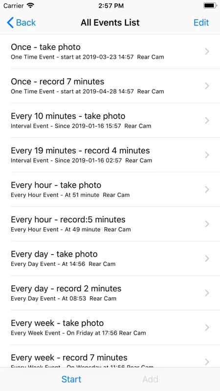 Camera Capture Event screenshot 2 of 5