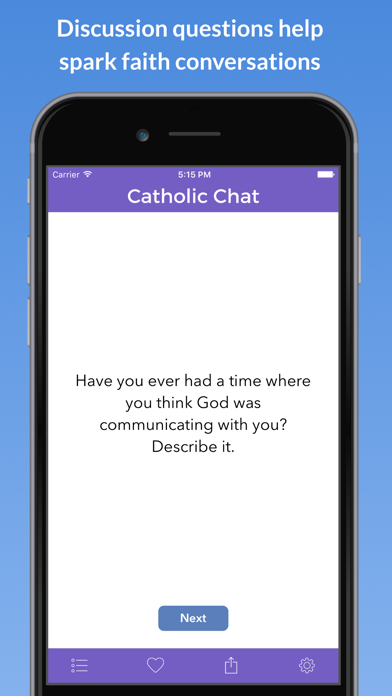 Screenshot #1 pour Catholic Chat - Faith Topics