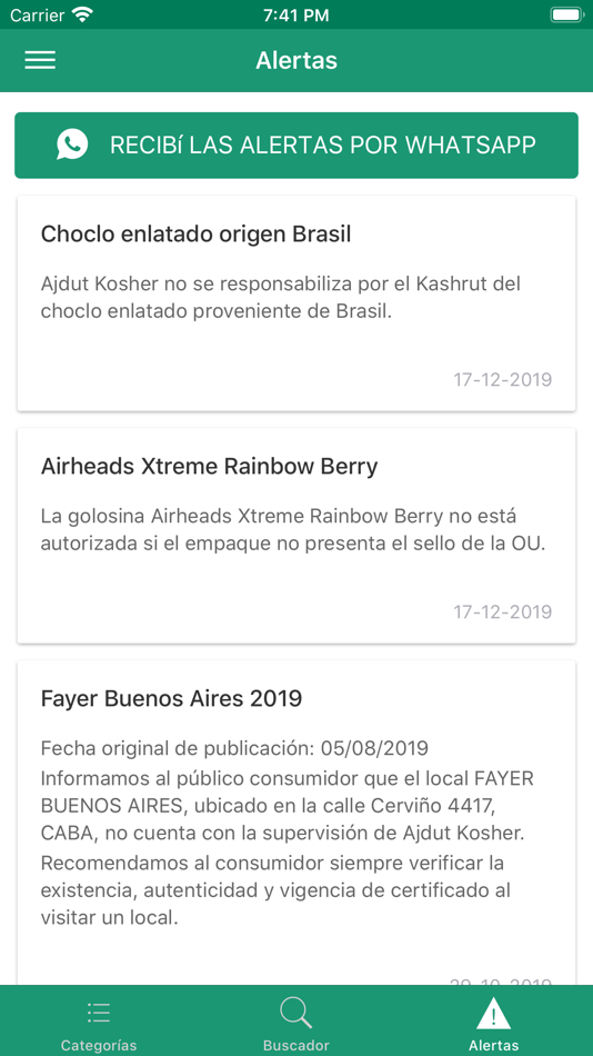 #8. Ajdut Kosher (iOS) 由: Diego r Chaikin
