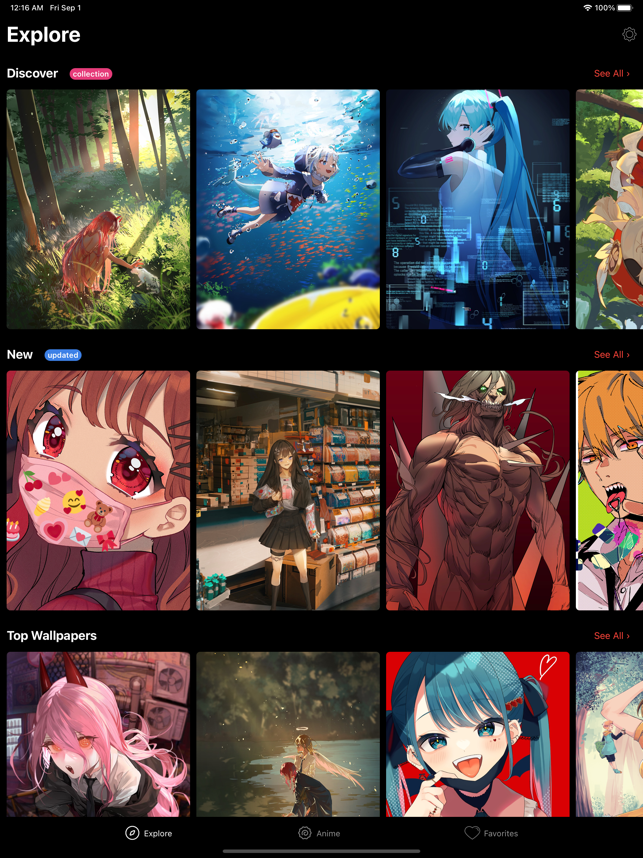 ‎Anime & Wallpaper - Live Screenshot