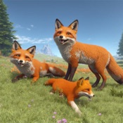 Virtual Arctic Fox Family Sim