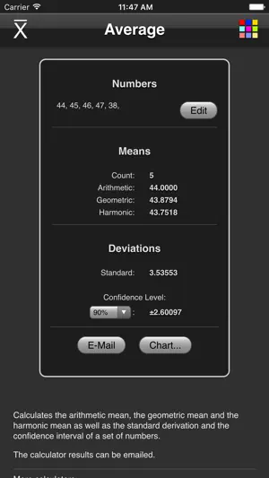 Average Calculator screenshot 1