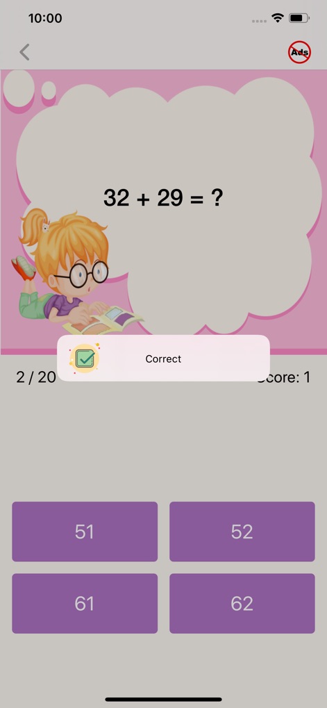 Second Grade Math Quiz - Education App | MWM
