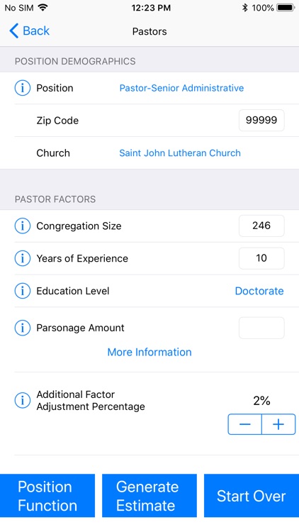 CPS Comp Tool - LCMS Churches