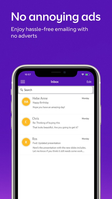 BT Email Screenshot